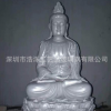定制石雕汉白玉观音模型 大型三面寺庙佛像玻璃钢树脂工艺品摆件