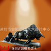 厂家直销铜雕牛摆件孺子牛开荒牛雕塑招财生肖牛大理石拓荒牛