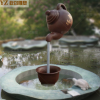 玻璃钢树脂水壶雕塑仿真创意茶庄悬空天壶园林大型茶壶流水摆件