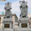 石雕佛像人物雕像花岗岩关公像韦驮像菩萨武财神站像大型人物雕塑