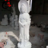 观音像供奉石雕汉白玉祭祀佛像寺庙大型菩萨保平安大理石南海观音