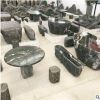 厂家直销九龙玉 园林景观石刻字 古典石桌园林庭院室内九龙玉石材