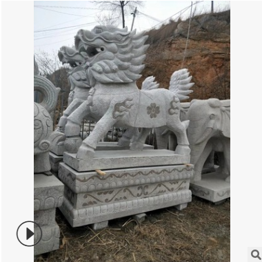 石雕小象，五莲红石小象价格，汉鼎石雕