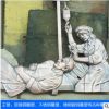 定制大型石雕壁画汉白玉浮雕 校园文化墙 景墙博物馆人物壁画