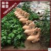 晚霞红石雕喷水鱼 富贵招财欧式石雕鱼庭院石头鱼流水摆件厂家定