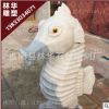 汉白玉大理石石雕喷水海马景观园林庭院喷泉鱼池流水摆件厂家定制