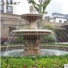 厂家供应石材水钵 定制石材喷水池黄金麻花钵多种规格