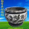 曲阳石雕仿古鱼缸定制庭院园林摆放雕刻青石仿古鱼缸现货厂家直销
