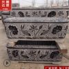 供应石雕花盆鱼缸 庭院青石做旧石槽广场大理石仿古石缸户外摆件