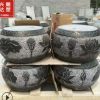 供应石雕柱墩家居仿古做旧柱顶石古建园林大理石筑基柱子户外摆件