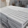 爆款芝麻灰盲道板 条形防滑盲道板定制 市政工程专用芝麻灰石材