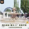 厂家定制石雕喷泉 黄锈石喷泉雕塑跌水装饰别墅区流水喷泉雕塑
