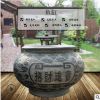 仿古石雕鱼缸天然青石户外养鱼招财聚宝盆石缸室外流水景观荷花缸