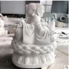 厂家加工定做石雕弥勒佛汉白玉 双面笑佛 两面弥勒佛批发寺庙石像