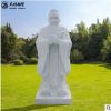 厂家直销石雕孔子像雕塑公园校园教育主题汉白玉孔子人物摆件现货