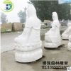 厂家供应汉白玉观音菩萨佛像大理石三面滴水观音加工定做各种佛像