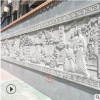 产地货源优质汉白玉石浮雕 寺庙石材浮雕壁画 校园古建筑墙面浮雕
