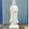 石雕观音像厂家直销 汉白玉观音菩萨像寺庙供奉 3米高滴水观音像