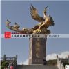 凤鸣岐山 不锈钢铜雕广场雕塑 大型景观园林雕塑定做 摆件