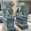 福建惠安石雕厂家供应石雕麒麟 青石石刻麒麟雕塑 风水神兽摆件